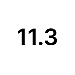 11.3