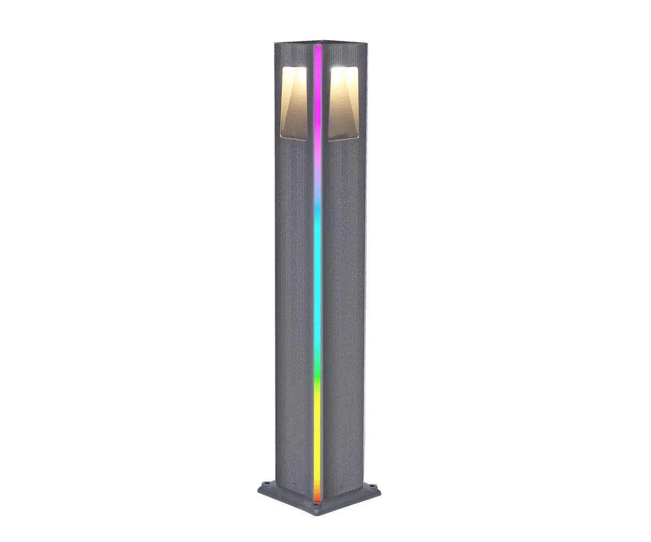 Светильник уличный Крисми c декоративной RGB подсветкой и пультом ДУ