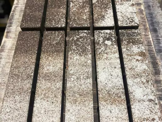 Тротуарная плитка Паркет 400х80 №16 "Хаски", фактура гладкий, гранитная, мрамор, высота 60 мм-3